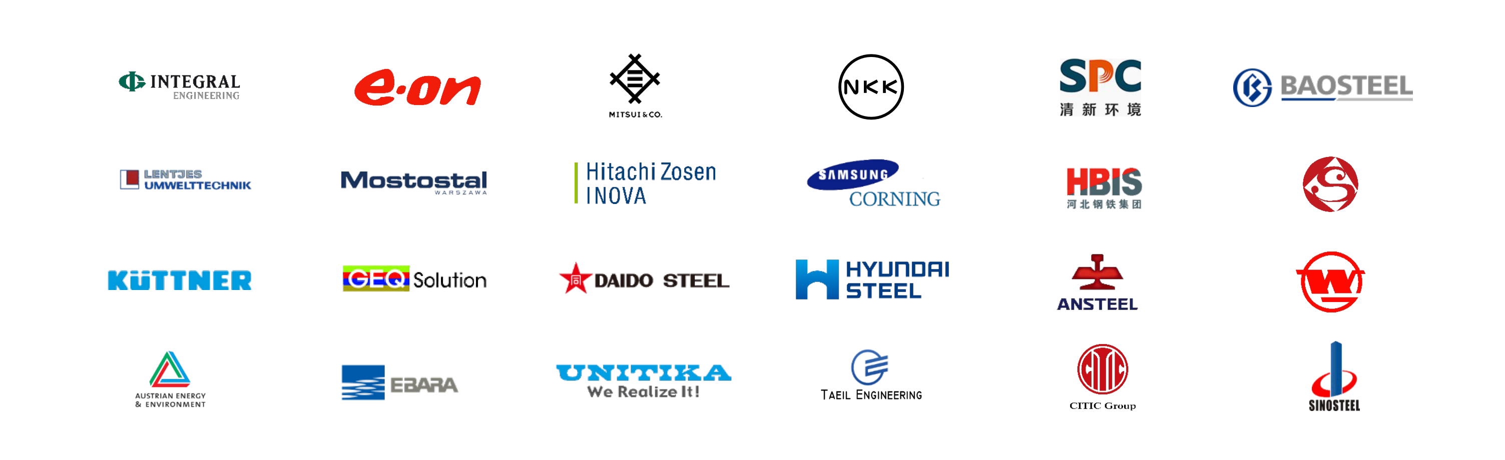 Selected company and industry reference logos